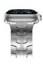 Stainless Steel Strap for Apple Watch Ultra 3/2/1, Series 1-10 (49mm-42mm) - Silver Replacement Band - 2