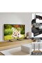 Universal Table Top TV Stand Mount - Height Adjustable Base for 27" to 65" LCD/LED TVs - 5