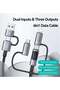 6-in-1 Fast Charging Cable with LED Display – 1.2m Durable PVC Data Cord - 3