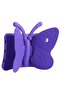 iPad 6th Gen Case for Kids, iPad 9.7, Air/Air 2, 2017/2018 - Butterfly, Purple - 2