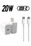 20W Type C Charging Block USB C Fast Charger Box with Cable 3FT USB C to Type C