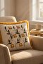 Premium Punch Embroidery Cushion Cover 40 cm X 40 cm - 1 Piece - 2