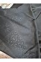 Ruseri Large Size Cotton Scarf 110X110 Black - 3