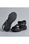 (Mavişim) Poly Lightweight Comfortable Sole Comfort Women's Sandals Black - 4