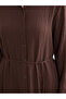 Textured Oversize Women's Shirt Tunic - 3