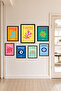 Modern Mediterranean Frame Look 7-Piece Painting Set – Capri, Amalfi, Ibiza, Miami, Mykonos Wall Decoration - 2
