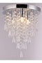 3 Lights Crystal Hanging Chandelier Chandeliers Ceiling Lamp Lighting for Bedroom Hallway