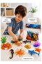 Plastic Sea Animal Toy Set Kids Ocean Creatures Playset With Crab Fish And Accessories - 3