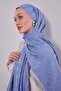 شال جاكار أزرق بنمط الاتجاهات الزرقاء - 2