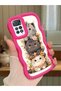 Redmi Note 11 Pro 5g Compatible Case with Camera Protection Red Silicone Couple Phone Case Cat Pattern