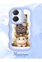 Vivo Y27 Compatible Case Camera Protector Blue Silicone Couple Phone Case Cat Pattern - 2