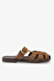 Pirela Women's Slippers - Brown Suede