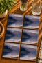 Nature Landscape Themed Modern Set of 6 Coasters - Uv Printing Mdf - 10X10 cm