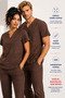 Lycra Scrubs Medical Uniform, Nurse Doctor Hospital Uniform, Men and Women, Healthcare Staff Uniforms, Navy Blue, Purple, Beige, Gray, Burgundy, Coffee, Orange, Blue, Mint, Sage Green, Green, Khaki