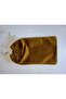 Oil Green Color Velvet Pouch 2 Compartments Drawstring 18X32Cm Multi-Purpose Organizer - 5