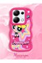 Redmi Note 13 Pro 4g Compatible Case Camera Protector Red Silicone Couple Phone Case Powerpuff Pattern - 2