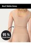 Women's Organic Cotton 3-Piece Laser Cut Thick Strap Undershirt - 4
