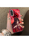 Samsung Galaxy S20 Fe Compatible Silicone Edge Hard Back Case Couple Phone Case with Anime Pattern - 3