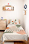 Boho Rainbow Green Young Room Single Pique Set-Pastel Salmon 160X220Cm Quilted Bedspread - 4