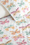 Kelebek Pastel Mint Children's Room Single Pique Set - Pink 160X220 cm Quilted Bedspread - 3