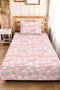 Rainbow Pink Girls' Pique Set-Cloud Star Pastel White Baby Room Bedspread-160X220Cm - 6