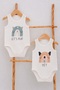100% Organic Cotton 2-Piece Athlete Baby Bodysuit Set