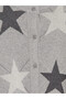 Seray New Season Star Patterned Crew Neck Girls' Cardigan - 2