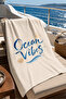 منشفة شاطئ Ocean Vibes بنمط نقوش البحر مقاس 70x150، مناسبة للاستخدام في المنازل الصيفية وعلى شاطئ البحر وفي حمامات السباحة - 6