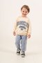 3-4-5-6 Years Old Seasonal Printed Striped Boy's Suit - 7