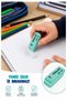 Green Eraser Medium Size Pvc Eraser 3 Pieces Pelikan Green Soft Eraser Non-Falling Apart School Office Domestic Production - 3
