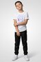 Kids Boy Graphic Print Short Sleeve Outdoor T-Shirt, White