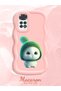 Redmi Note 11 Compatible Case Camera Protector Pink Silicone Couple Phone Case Cute Pattern - 2