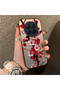 Tecno Camon 40 Premier 5g Compatible Silicone Edge Hard Back Case Couple Phone Case with Floral Pattern - 3