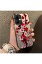 Tecno Spark Go 2 Compatible Silicone Edge Hard Back Case Couple Phone Case with Floral Pattern - 3