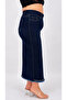 Plus Size Denim Stoned Pencil Skirt - 6