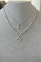 Double Clover Necklace - 2