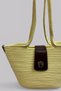 Sardinia Handmade Straw Tote with Lid Beach and Daily Bag Fashion in Summer - 6