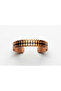 100% Handmade Copper |   Copper Baklava Patterned Adjustable Clamp Bracelet