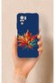 حافظة سيليكون ملونة بنمط أوراق الشجر متوافقة مع Redmi Note 10-10S