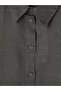 Lcw Everyday Gray Women's 100% Linen Shirt - 5
