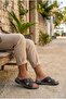 253-201 Anatomical Comfortable Lightweight Men's Slippers with Buckle Detail - 3