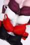 Women's Underwire Padded Lace 5-Piece Bra Set - 6