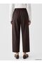 Lcw Modest Brown Women's Elastic Waist Pants - 4