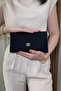Women's Black Clutch Bag - Hand and Shoulder Bag with Chain Strap - 3