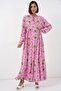 Bdart Patterned Buttoned Maxi Dress - 2