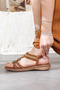 Women's Stylish Sandals with Stone Detail - 4