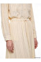 Original Elastic Waist Striped Modal Blend Skirt - 3