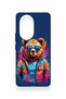 Honor 200 Pro 5g Compatible Bear Patterned Silicone Case with Glasses - 3