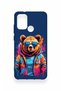Casper Via F20 Compatible Bear Patterned Silicone Case with Glasses - 2