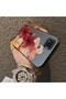Poco C31 Compatible Silicone Edge Hard Back Case Couple Phone Case with Floral Pattern - 4